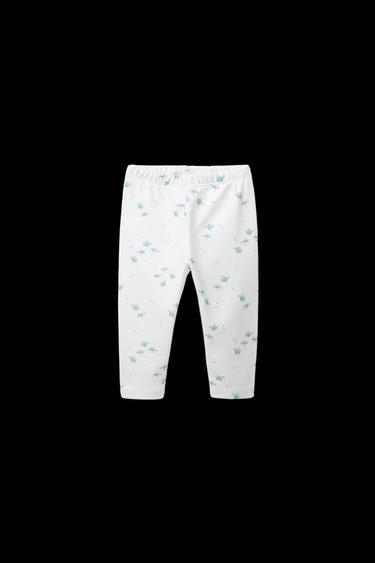 Zara TURTLE PRINT LEGGINGS - Sea green - Image 0