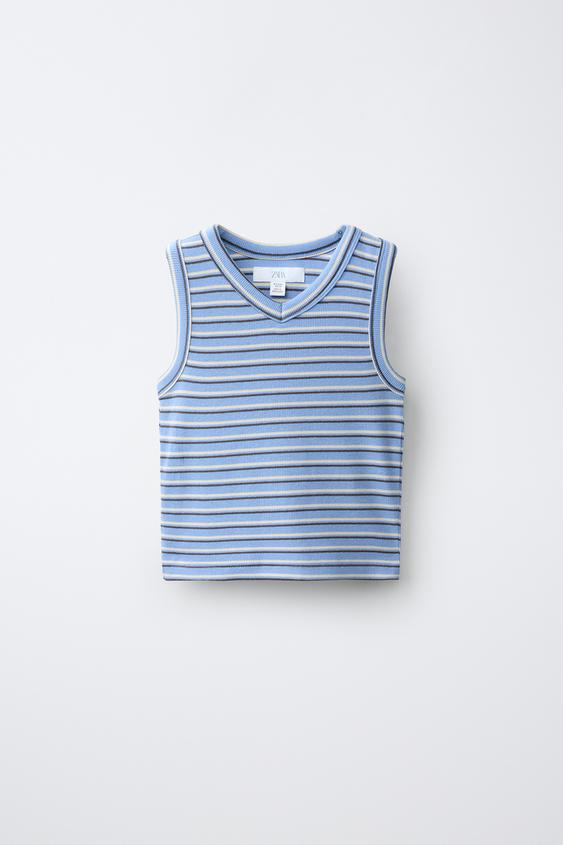 CAMISETA RIB RAYAS - Rayas de Zara - Imagen 0