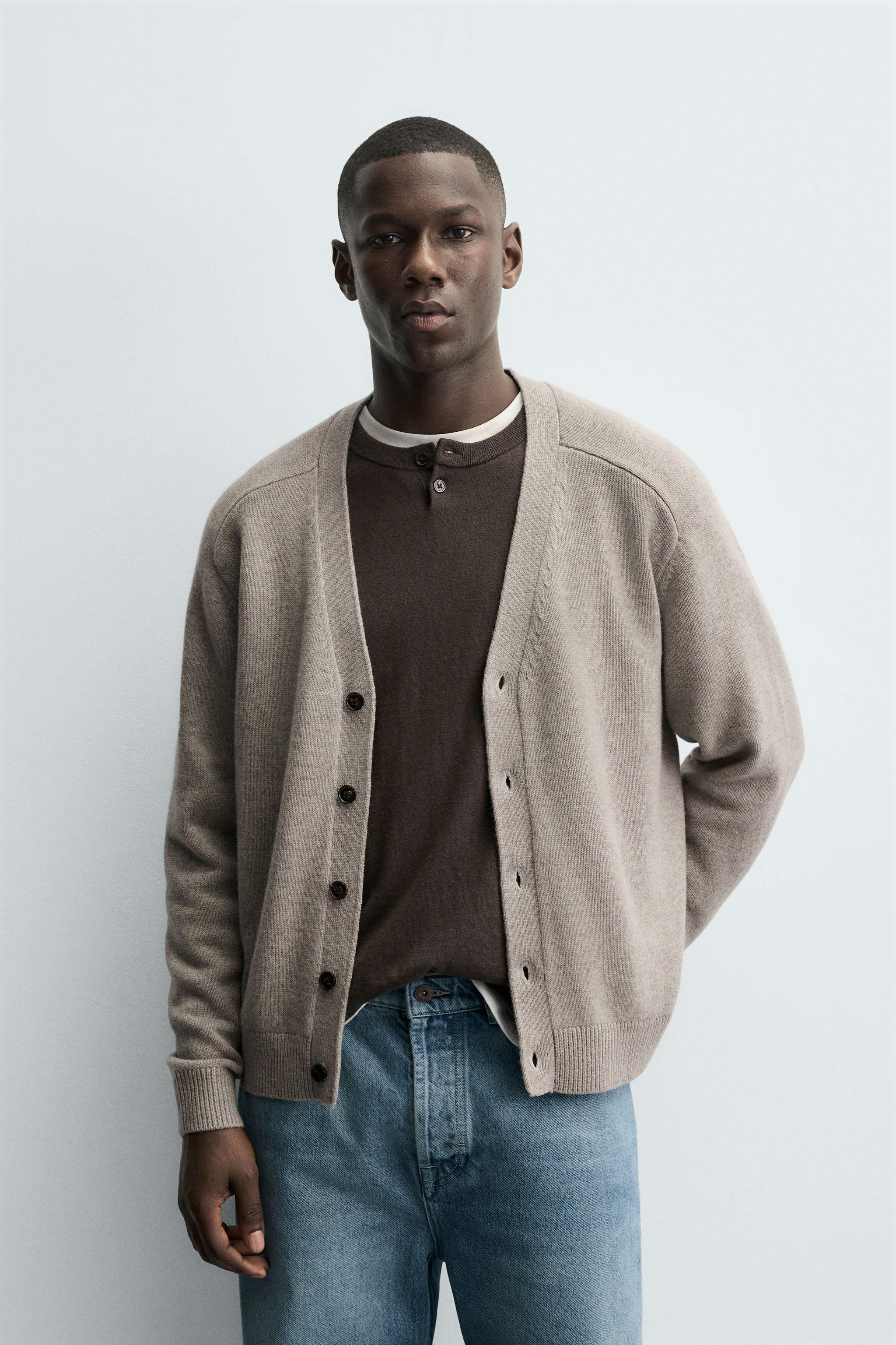 【さやパパ】ZARA カーディガン ＆ドクターマーチン　２点 ZARA】ミニーマウスパッチカーディガンHARRYLAMBERT X DISNEY