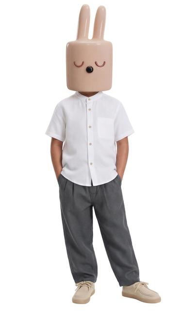 РУБАШКА ИЗ 100% ЛЬНА — ЭКРЮ от Zara