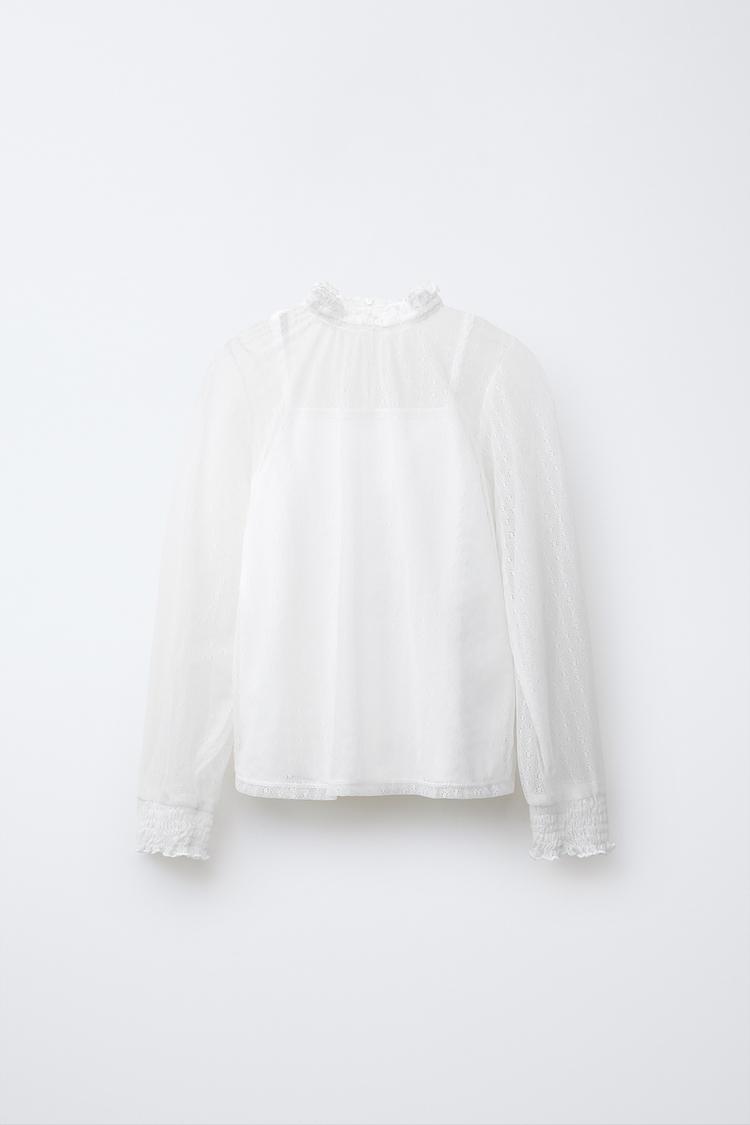T. japan dot blouse ホワイト T.japan dot blous white
