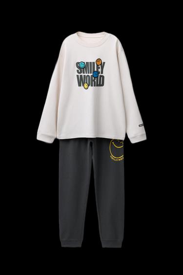 AGES 6-14 / SMILEYWORLD ® PYJAMAS - Anthracite grey by Zara - Image 0