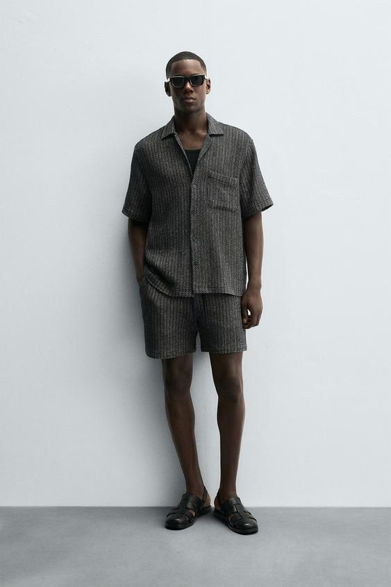 JACQUARD TEXTURED SHIRT