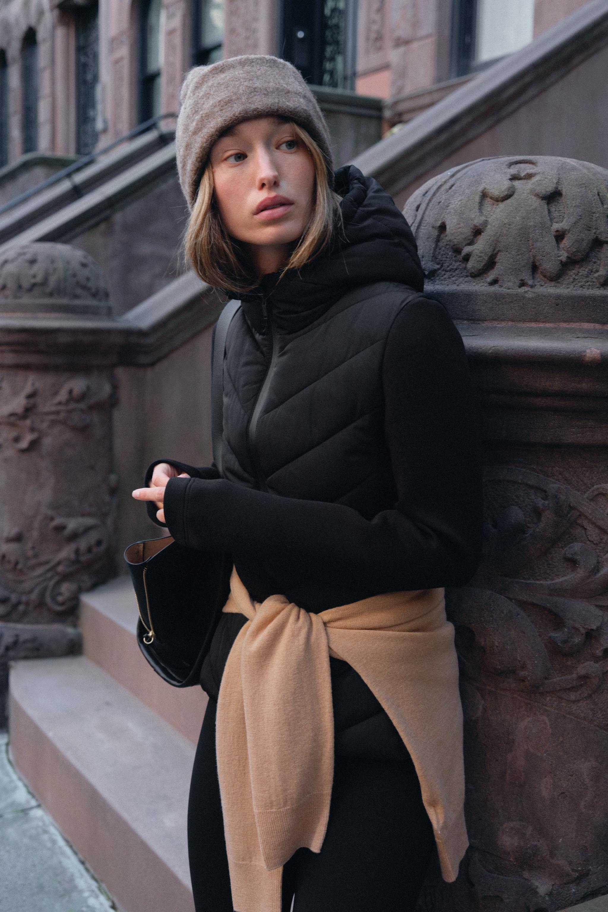 COMBINATION HOODED PUFFER JACKET