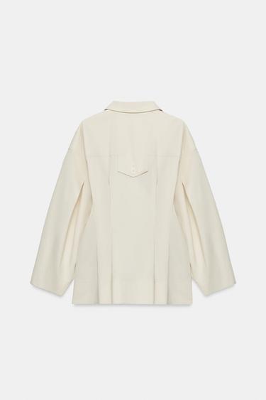 ZW COLLECTION POCKET JACKET - Light tan by Zara - Image 9
