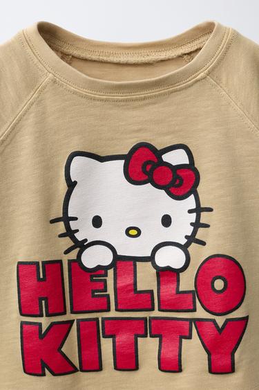 T-SHIRT HELLO KITTY © SANRIO - Kaki de Zara - Image 2