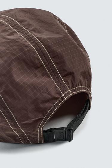 FLAT VISOR CAP WITH PATCH - Brown by Zara - Image 6