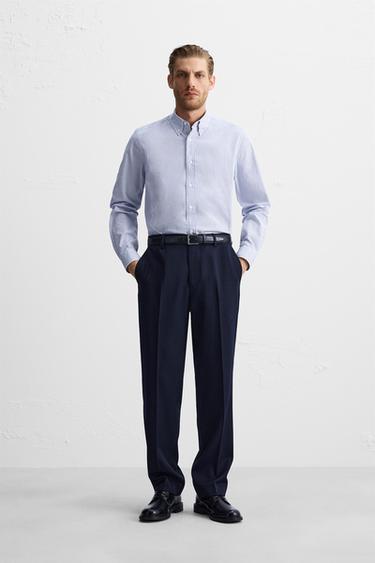 CAMISA REGULAR FIT RAYAS - Rayas de Zara - Imagen 0