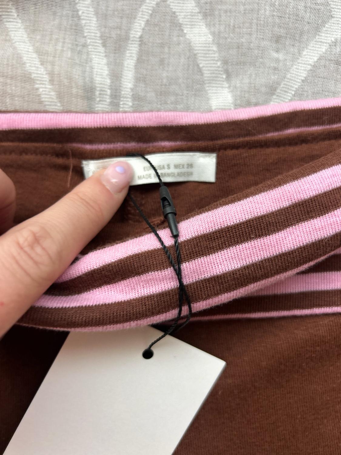 MINI SHORTS WITH STRIPED WAIST - Image 7