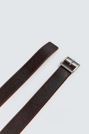 LIMITED EDITION LEATHER BELT - Brown by Zara - Image 4