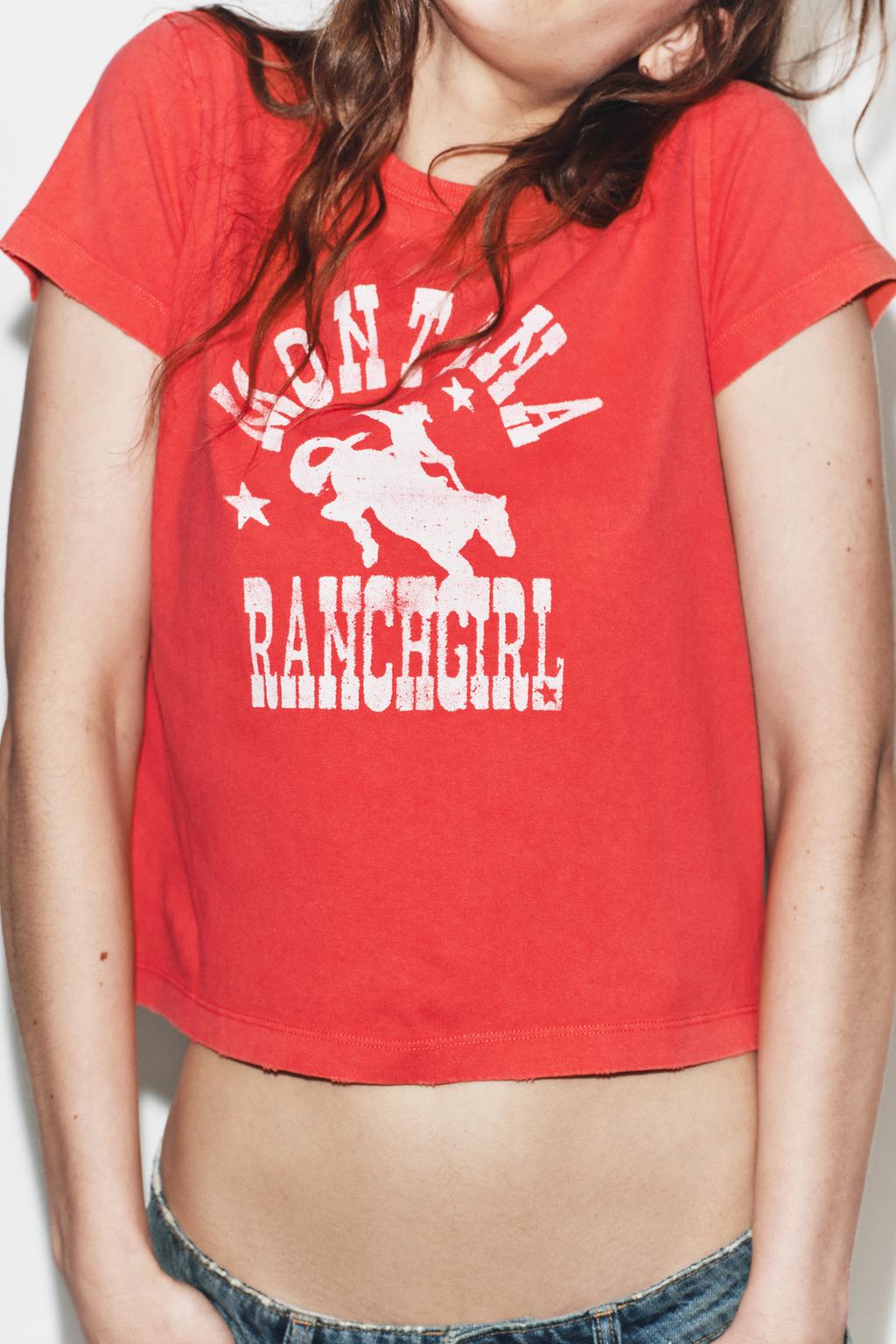FRONT TEXT T-SHIRT - image 2