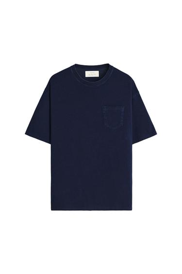 INDIGO COTTON T-SHIRT