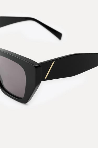 ACETATE CATEYE SUNGLASSES 50TH ANNIVERSARY - Black by Zara - Image 3