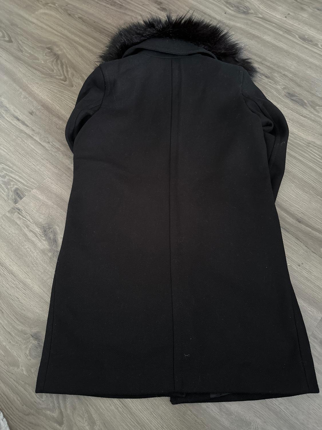 CONTRASTING BIKER COAT - Image 3