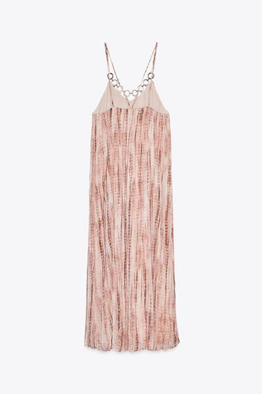 TIE-DYE DRESS WITH RINGS - Multicoloured by Zara - Image 5