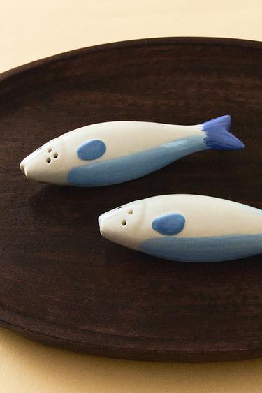 ENSEMBLE SALIÈRE ET POIVRIÈRE SARDINES - Bleu de Zara - Image 6