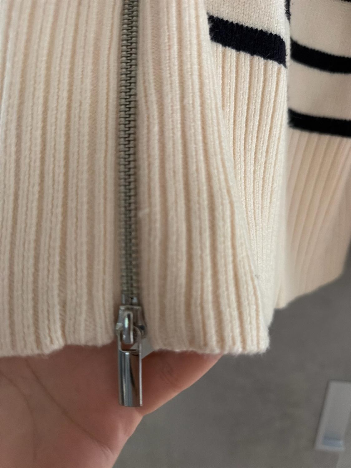 STRIPED KNIT CARDIGAN - Image 3