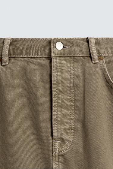 STRAIGHT-LEG JEANS - Brown / Taupe by Zara - Image 7