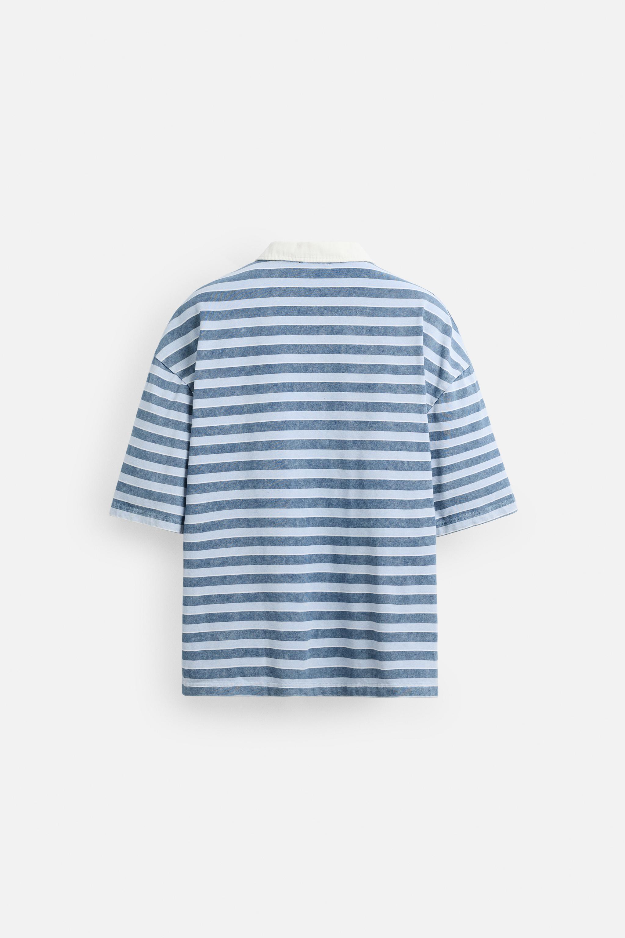 お値下げしました❕dragon 黒 ストライプ ポロシャツ サイズ2 ポロシャツ 和柄 刺繍 大きいサイズ メンズ 虎 とら トラ 絡繰魂