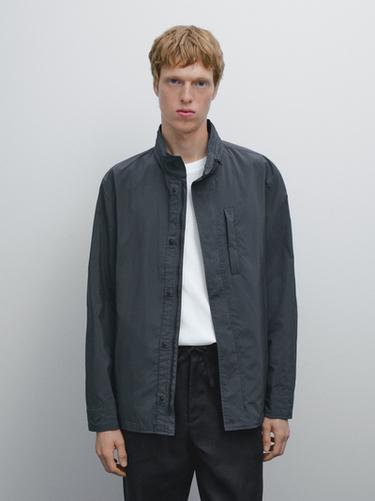 Zara Technical fabric jacket - Bluish