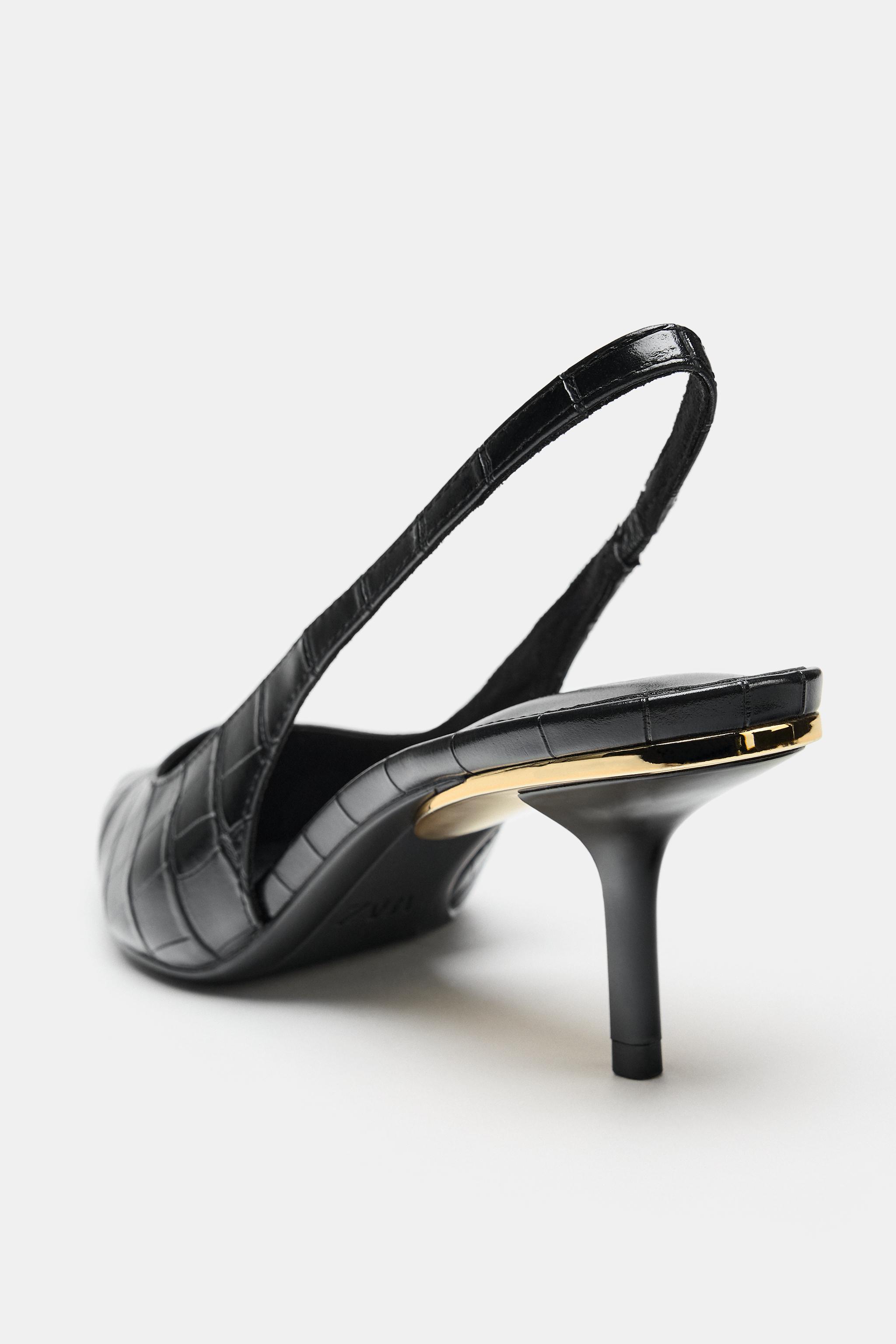 CHAUSSURES OUVERTES À L'ARRIÈRE TEXTURÉES