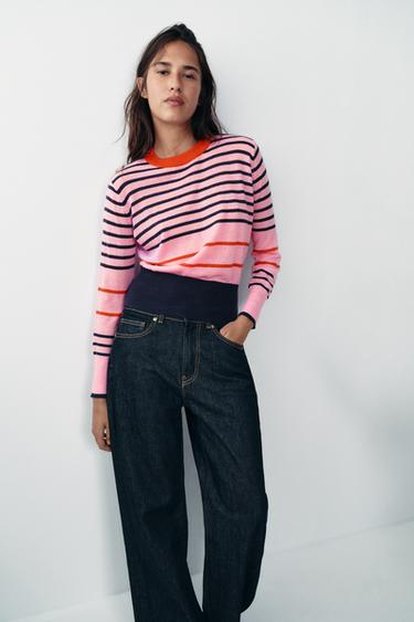 SUÉTER DE TRICÔ LISTRADO - Riscas da Zara