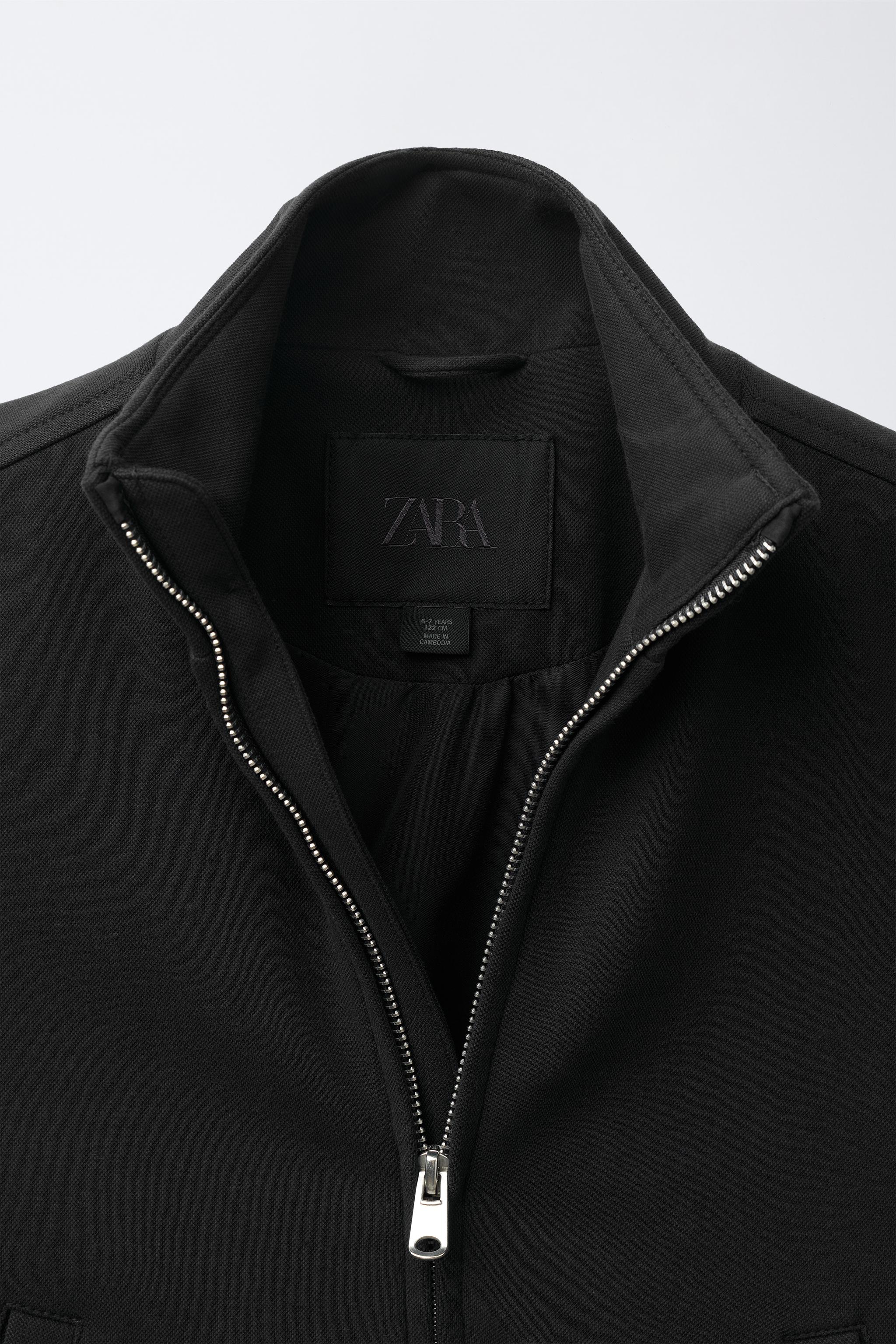 Детские куртки Zara COMFORT BOMBER JACKET — фото 8