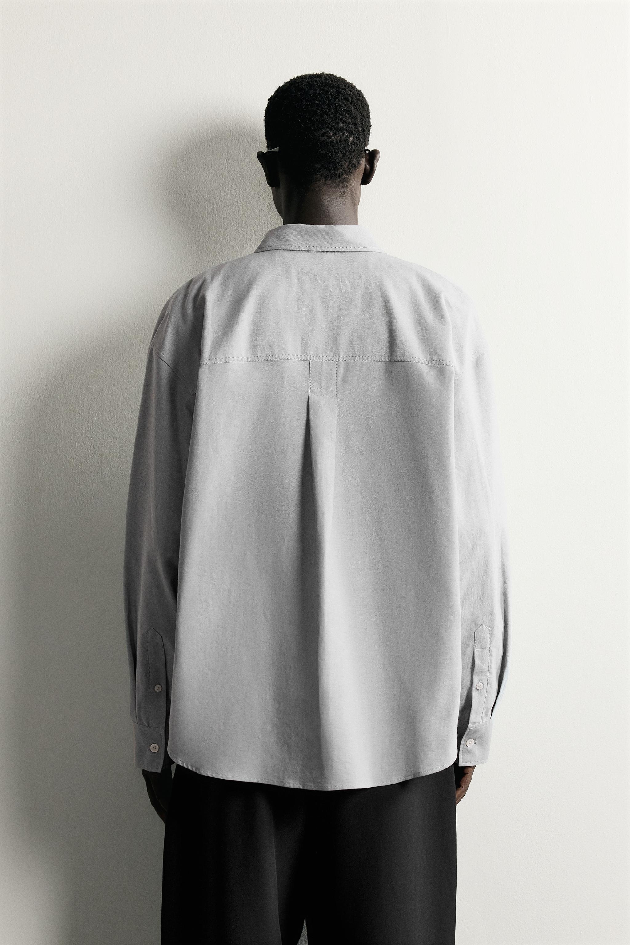 CHEMISE OVERSIZE À POCHE