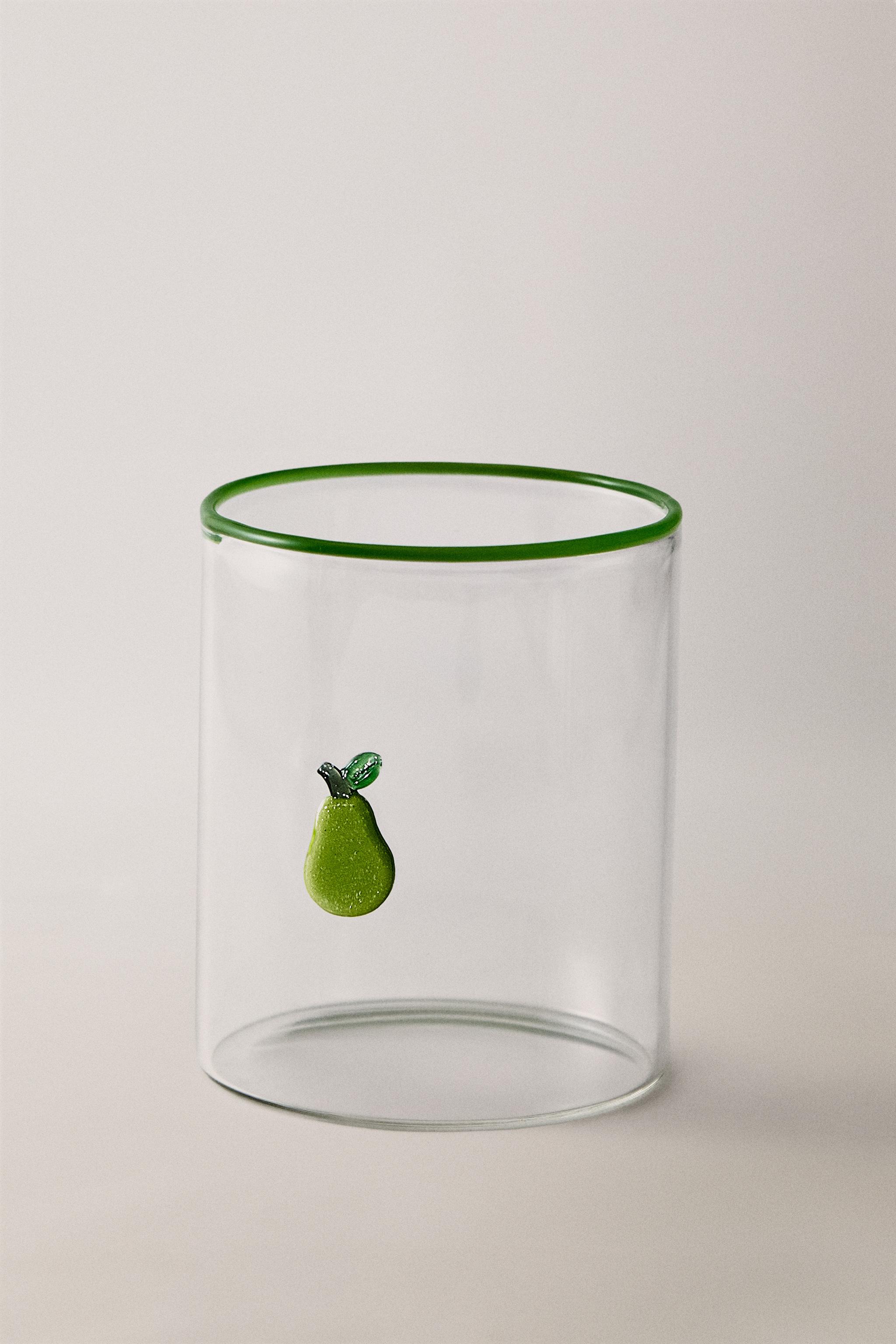 BOROSILICATE FRUIT TUMBLER — Green