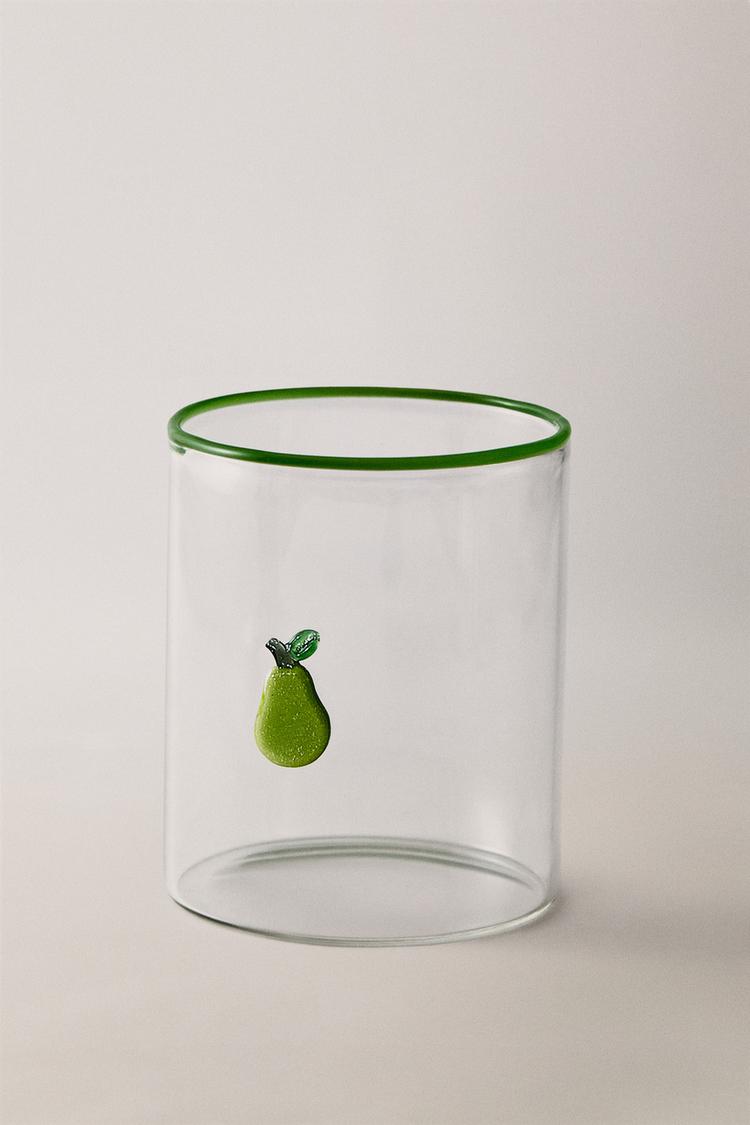 BOROSILICATE FRUIT TUMBLER — Green