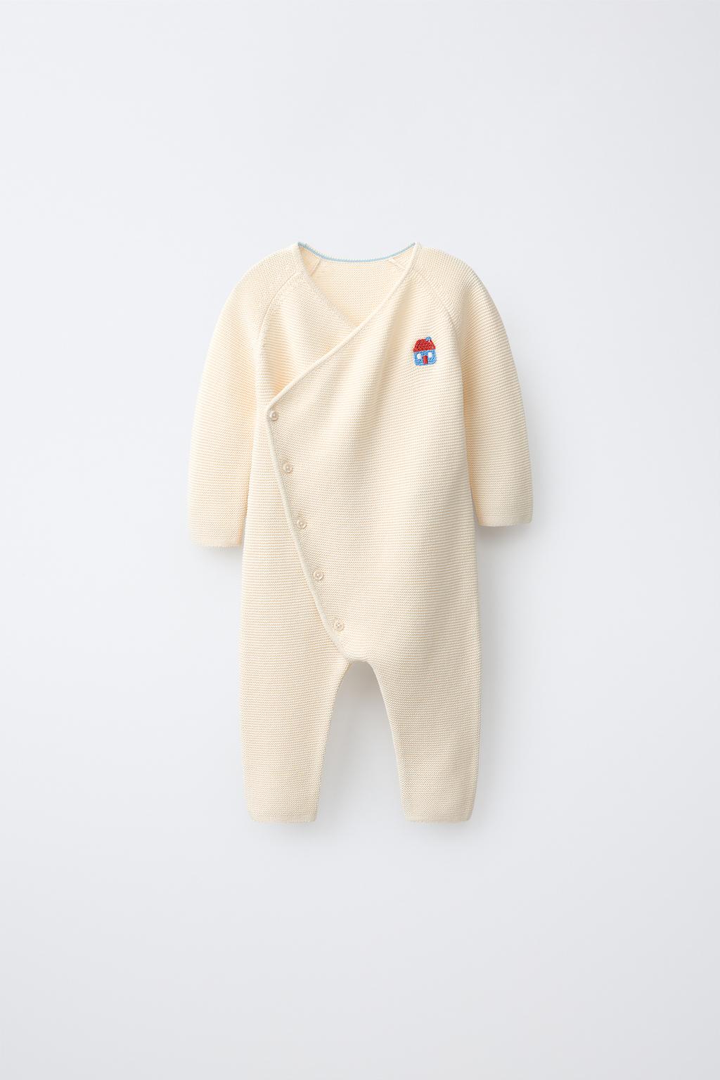 EMBROIDERED HOUSE KNIT JUMPSUIT