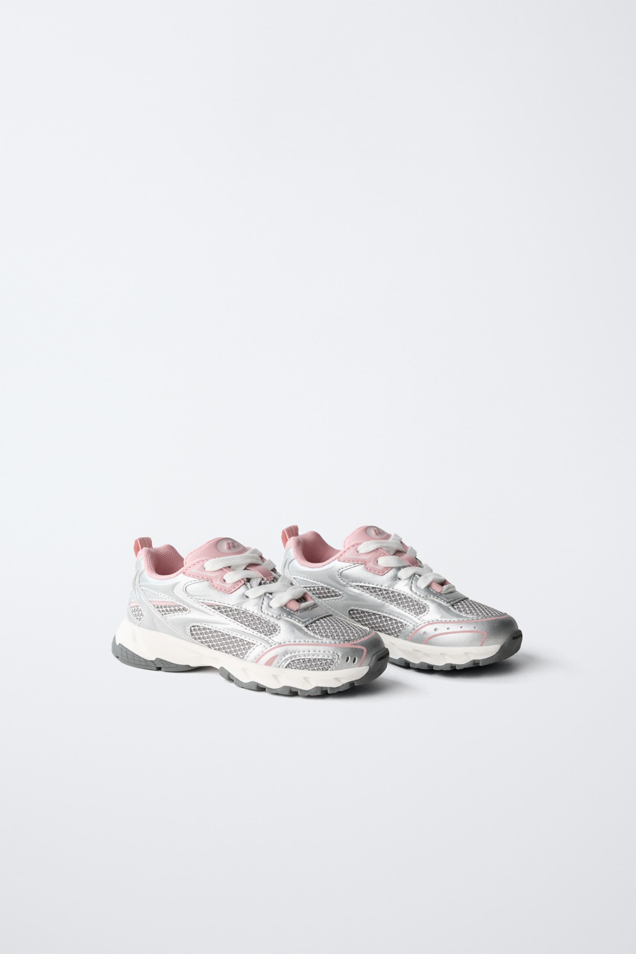 MESH SNEAKERS - Silver | ZARA Canada