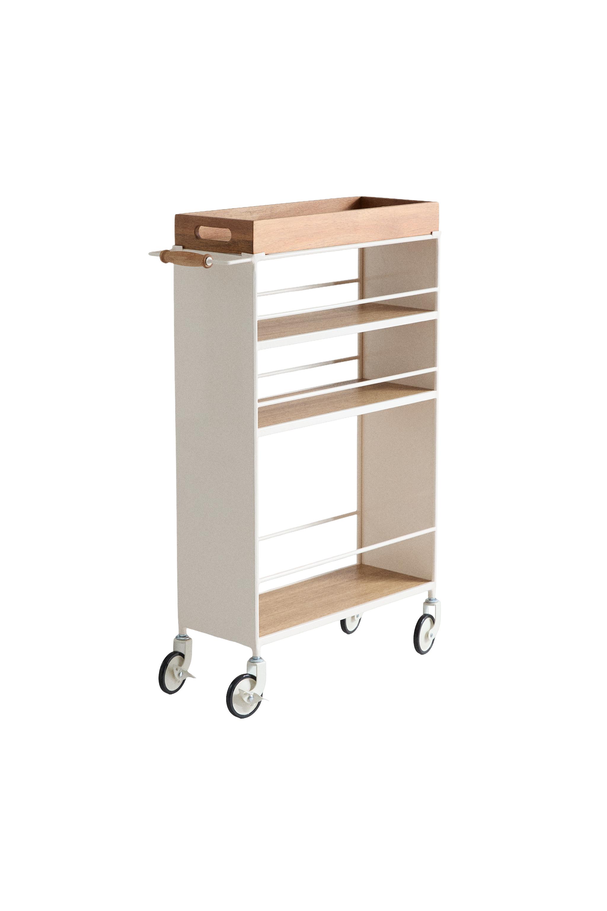 METAL AND WOOD STORAGE CART - Light beige | ZARA United States METAL AND WOOD STORAGE CART - Light beige | ZARA United States