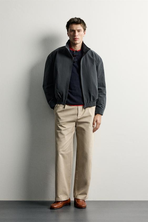 LIGHTWEIGHT WATER-REPELLENT TECHNICAL JACKET - Dark grey by Zara - Image 0