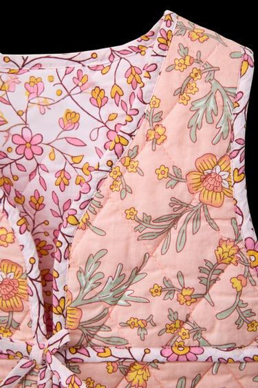 STEPPWESTE MIT BLUMENMUSTER - Rosa von Zara