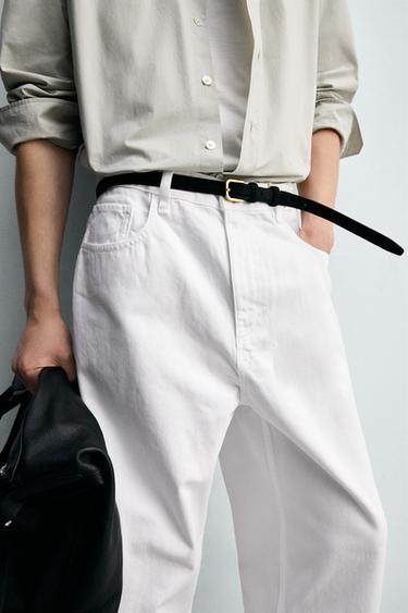 JEAN TAPERED WIDE FIT - Blanc de Zara - Image 4