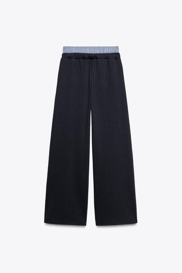 PANTALON TAILLE BOXER - Bleu marine de Zara - Image 5