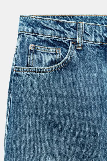 ZW COLLECTION HIGH-WAIST FLARE JEANS - Mid-blue by Zara - Image 8