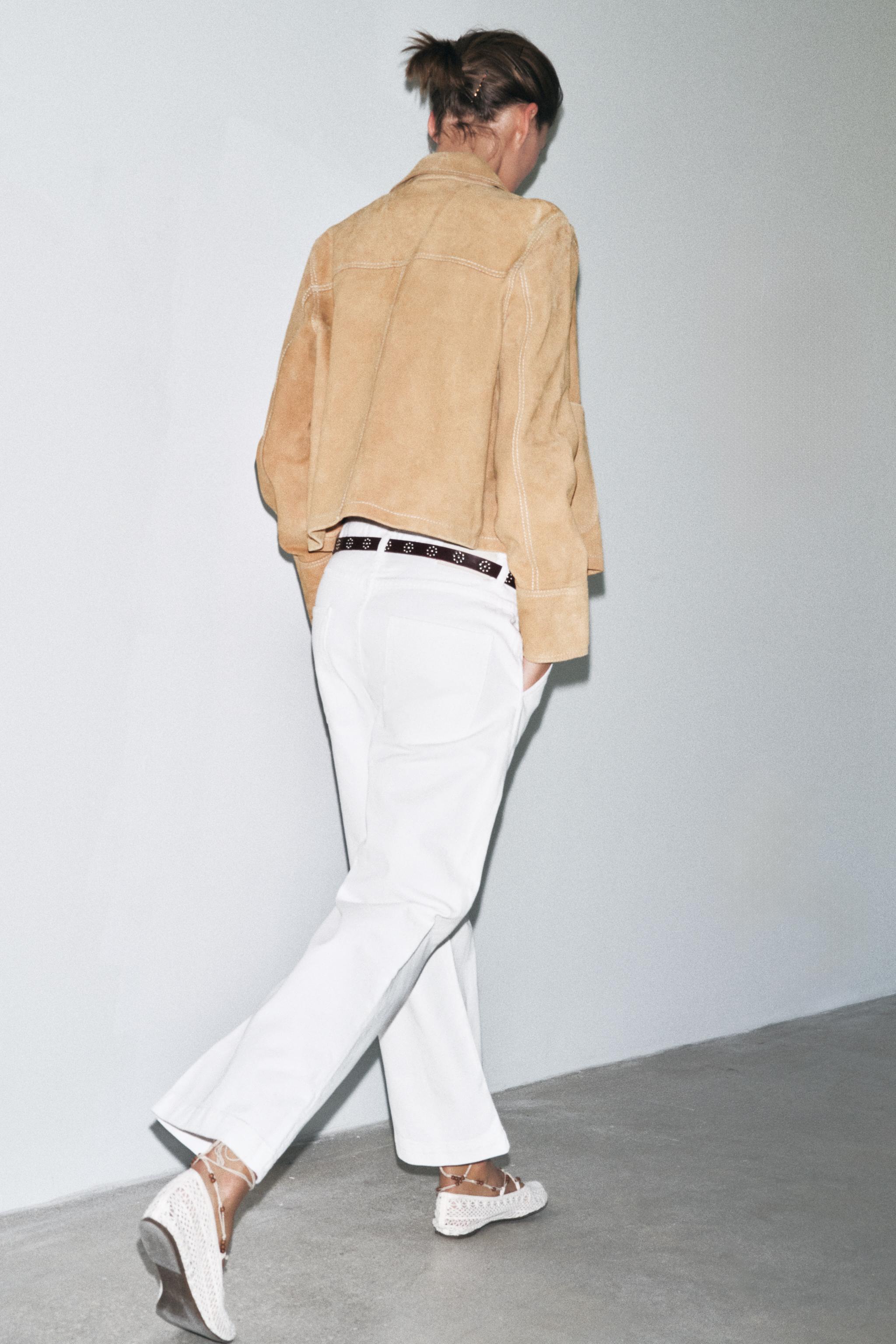 【ZARA】クロップド丈チノパンツ ZWコレクション 4676/042/515 ZARA】クロップド丈チノパンツ ZWコレクション 4676/042/515
