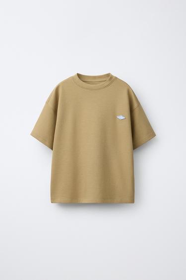 CAMISETA OTTOMAN PARCHE - Tabaco de Zara