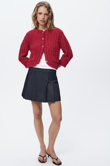 BOX PLEAT SKORT - Indigo by Zara - Image 0