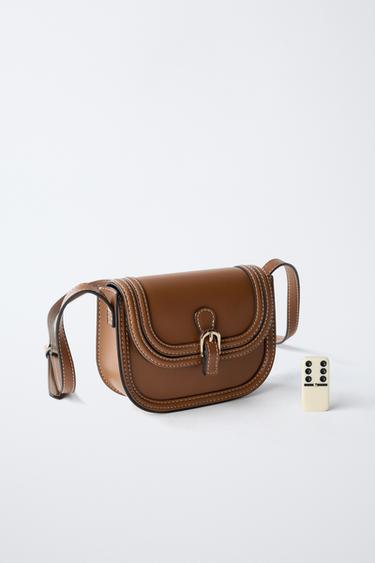 MINI BUCKLE CROSSBODY BAG - Brown by Zara - Image 5