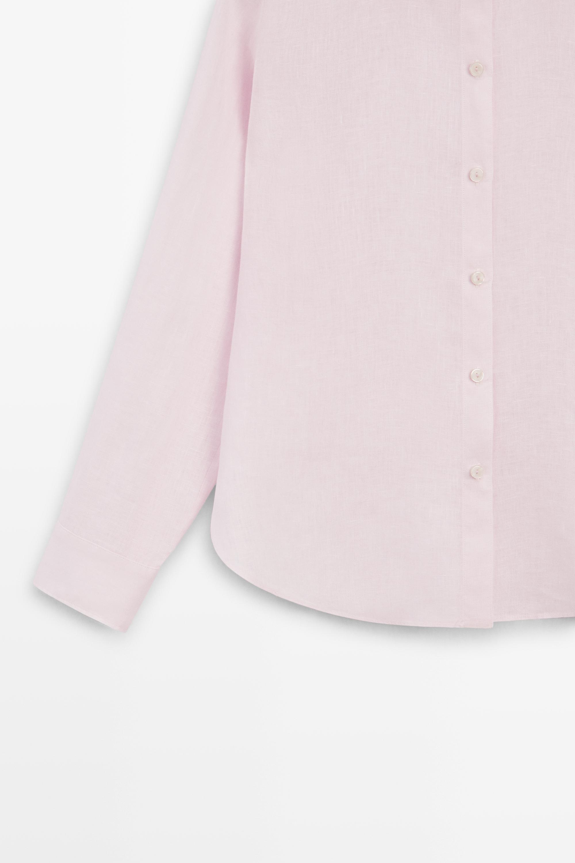 Flowing 100% linen shirt