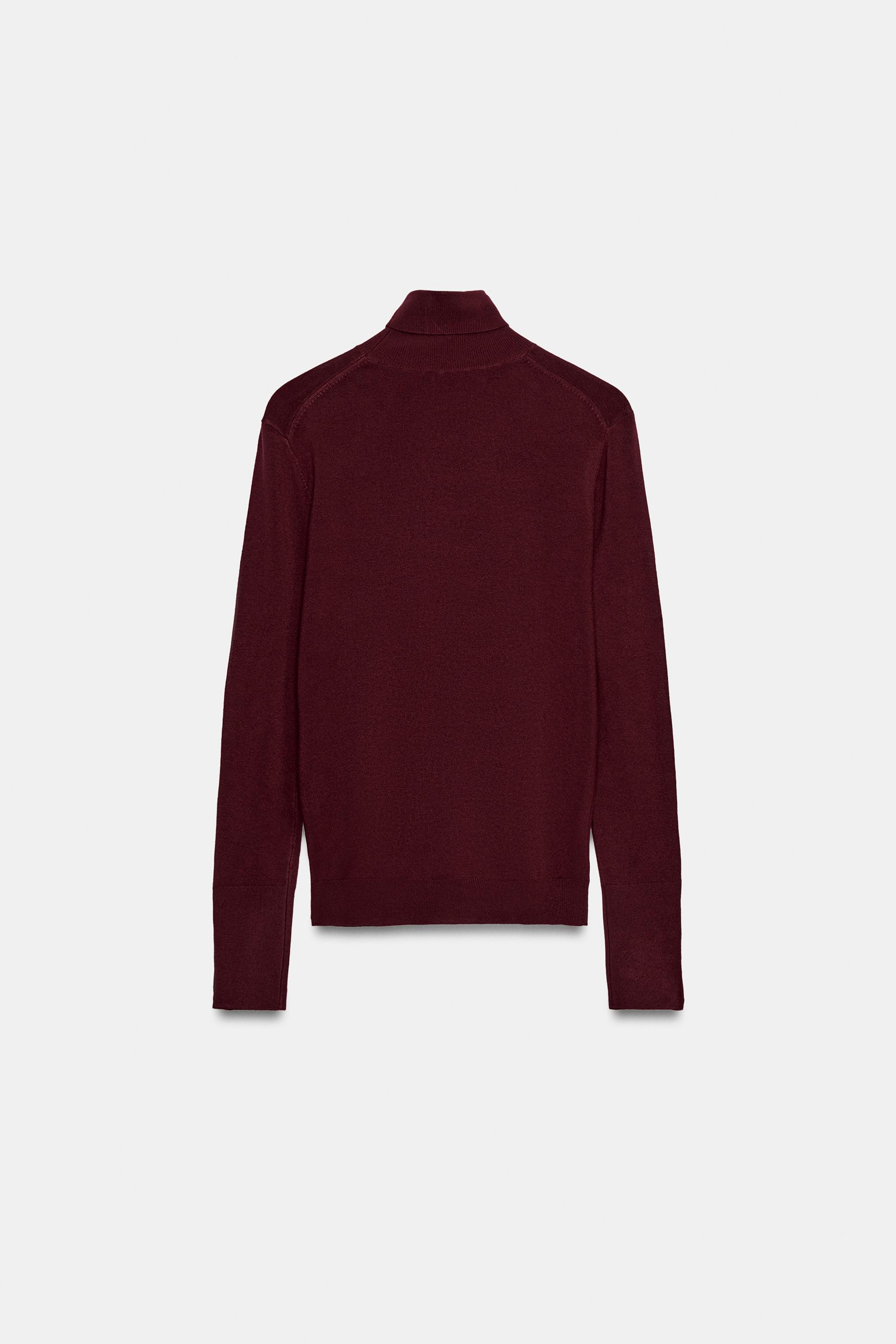 BASIC MOCK NECK SWEATER