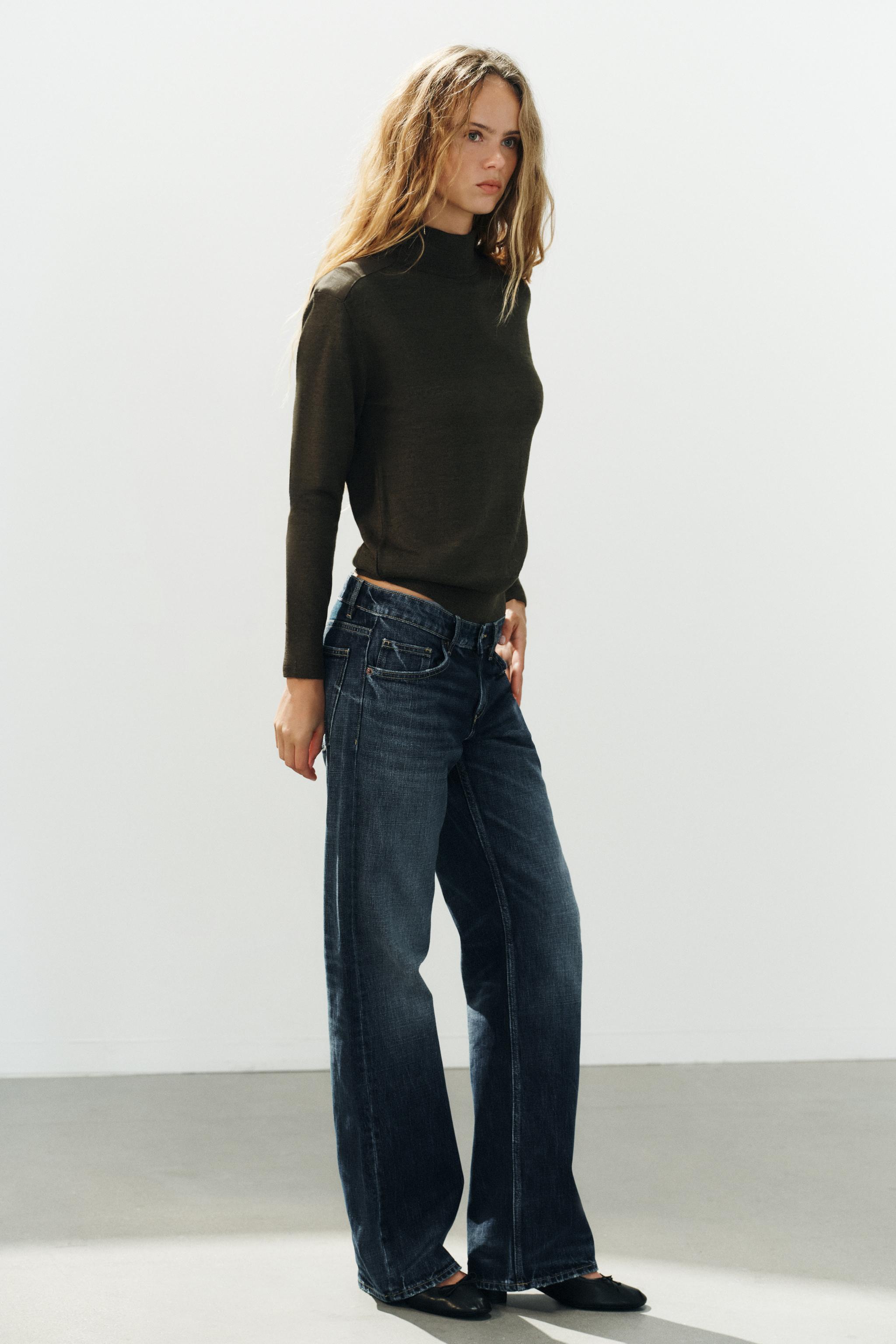 COMBINED-SHOULDER KNIT JUMPER