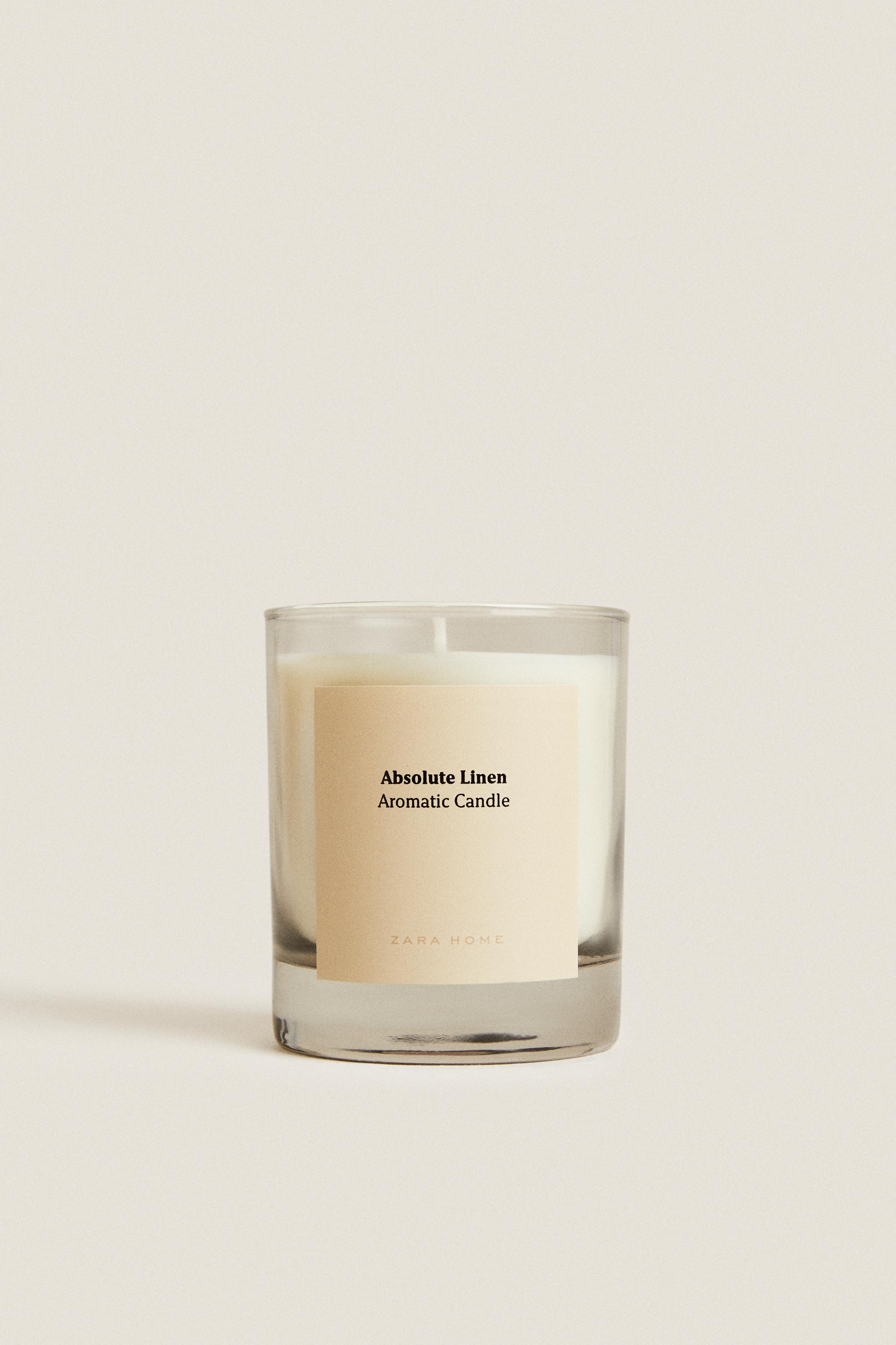 200 G) ABSOLUTE LINEN SCENTED CANDLE - Mustard | ZARA United States