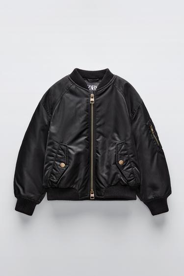 BOMBER JACKET WITH POCKETS - Black by Zara