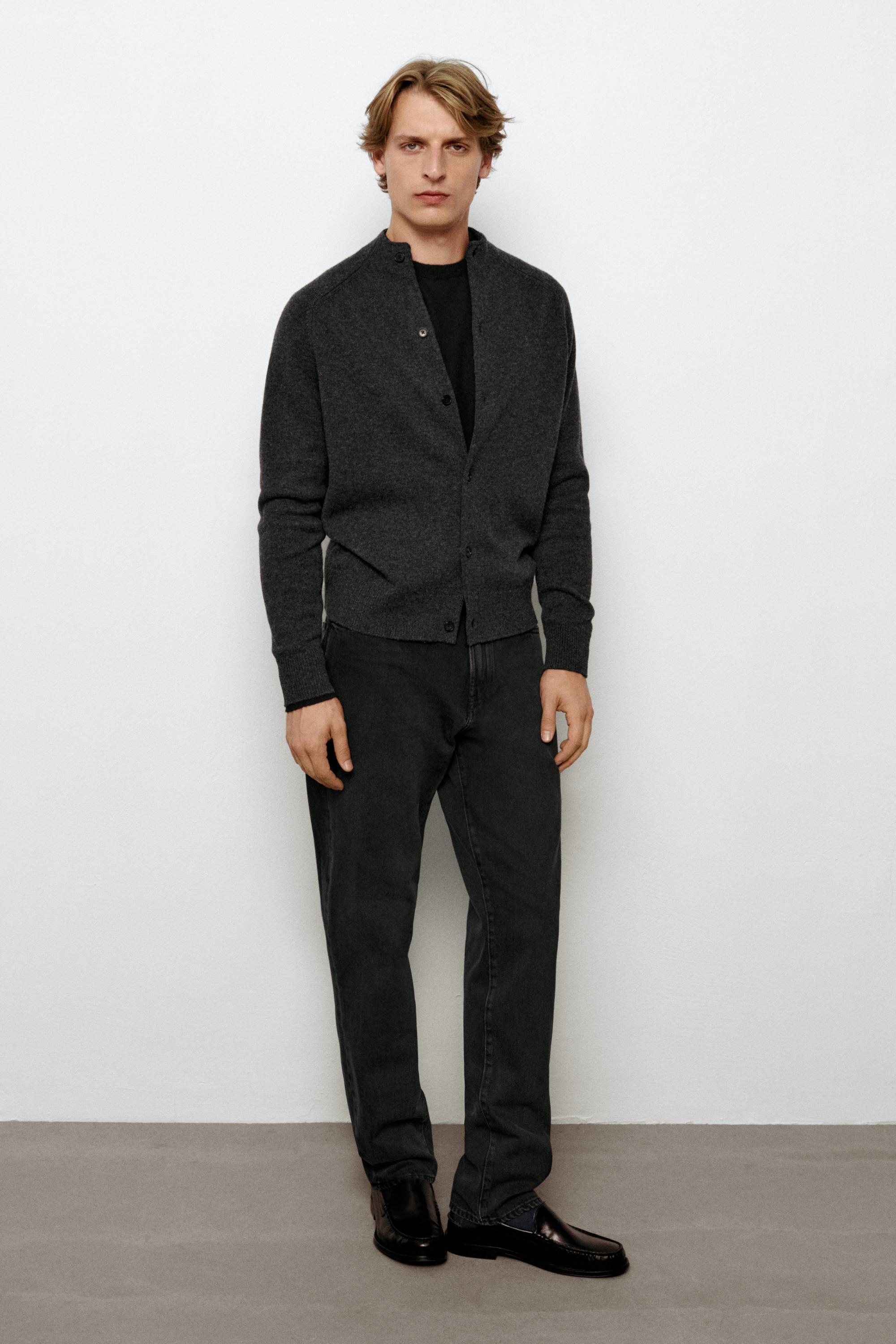 Tapered fit jeans — Anthracite Gray