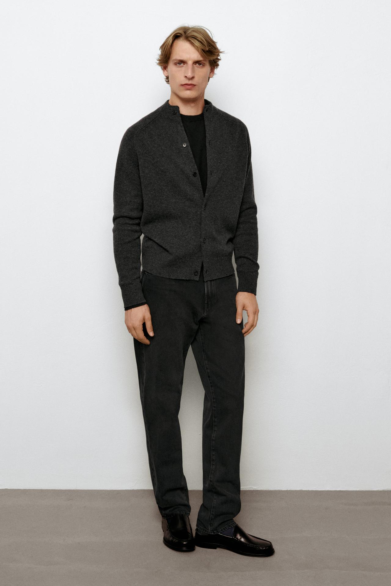 Tapered fit jeans — Anthracite Gray