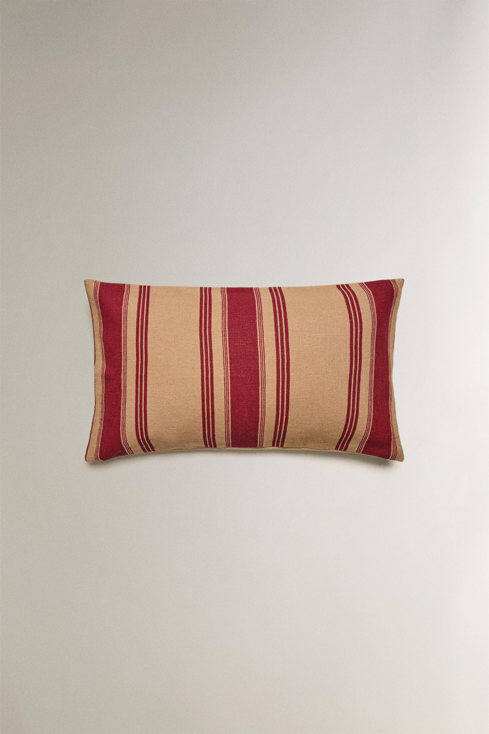 HOUSSE DE COUSSIN RAYURES